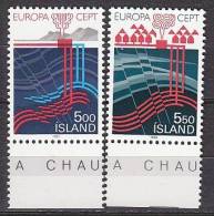 Q1297 - ISLANDE ICELAND Yv N°551/52 ** EUROPA CEPT - Ungebraucht