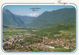 74 - FAVERGES - Vue Générale Et Le Mont Blanc - Faverges