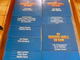 9 VINYLES 33    MUSIC-HALL PARFAIT ETAT 1976  CBS VOIR LISTE - Andere & Zonder Classificatie