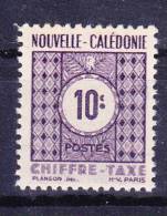 Nouvelle Calédonie Taxe N°39 Neuf  Sans Charniere - Timbres-taxe