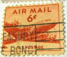 United States 1947 Skymaster Mail Plane 6c - Used - Usados