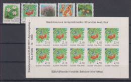 Finland Flora Booklet 1990,1991 MNH ** - Unused Stamps