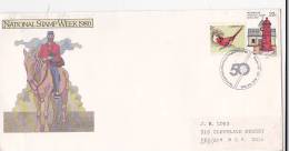 Australia 1981  50th Aniversary Of Commercial Broadcasting In WA Souvenir Cover - Brieven En Documenten