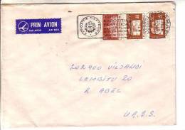 GOOD ROMANIA Postal Cover To ESTONIA 1978 - Good Stamped: Palaces - Brieven En Documenten