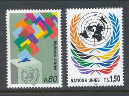 UN Geneva 1991 Michel # 200-201, MNH ** - Ungebraucht