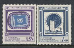 UN Geneva 1991 Michel # 206-207, MNH ** - Unused Stamps