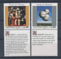 UN Geneva 1993 Michel # 233-234, MNH ** - Neufs