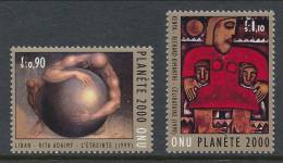 UN Geneva 2000 Michel # 389-390, MNH ** - Unused Stamps