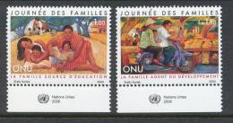 UN Geneva 2006 Michel # 541-542 With Lable, MNH ** - Unused Stamps