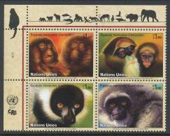UN Geneva 2007 Michel # 561-564, Block Of 4 Stamps With Lable In Upper Left Corner , MNH - Hojas Y Bloques