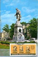 Maximum Card Romania, Art, Sculpture - Ion Heliade Radulescu, Writer, Journalist, Member Of Freemasonry - Beeldhouwkunst