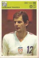 SPORT CARD No 149 - LJUBOMIR TRAVICA (VOLLEYBALL) , Yugoslavia, 1981., 10 X 15 Cm - Handball