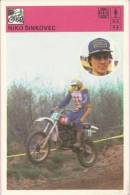 SPORT CARD No 336 - NIKO ŠINKOVEC (MOTOCROSS), Yugoslavia, 1981., 10 X 15 Cm - Ciclismo