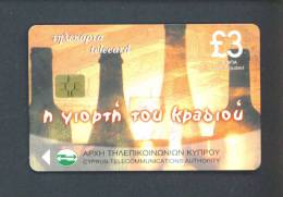 CYPRUS  -  Chip Phonecard As Scan - Cipro