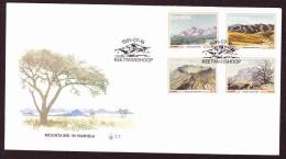 Namibia (Previously SWA) - 1991 - Mountains - FDC 1.7 - Namibia (1990- ...)
