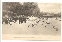 49 -XXXVe Fête Fédérale De Gymnastique, ANGERS, 29,30,31 Mai 1909 -  Assauts D'Escrime  - Belle Animation - Fencing