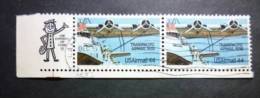 U.S.A. - Airmail 1985: Sc C115 / YT PA 109, Pair, ZIP Code, O - FREE SHIPPING ABOVE 10 EURO - 3a. 1961-… Oblitérés