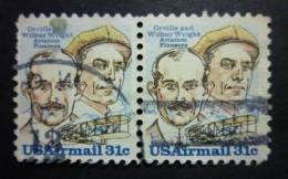 U.S.A. - Airmail 1978: Sc C91 / YT PA 85, Pair, O - FREE SHIPPING ABOVE 10 EURO - 3a. 1961-… Used