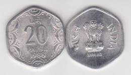 INDIA     20  PAISE   1.988  ALUMINIO  KM#44   SC/UNC    DL-10.245 - India