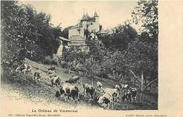 SUISSE- Ref B1002- Le Chateau De Vaumarcus - Plan Vaches  - Carte Bon Etat - Vaumarcus