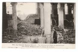 CPA: Militaria : 1914/18 : Belgique : Ypres Boesinghe : Vue Intérieur Eglise Après Des Bombardements : Animation - Guerre 1914-18
