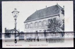 Sarre-Union Rare Restaurant De La Gare 1906 - Sarre-Union