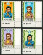 1970 Montserrat Scout Scoutisme Scouting Set MNH** -Sc20 - Neufs