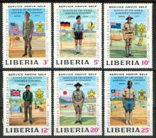 1971 Liberia Scout Scoutisme Scouting Set MNH** -Sc21Ro - Unused Stamps