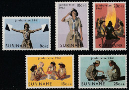 1961 Suriname Scout Scoutisme Scouting Set MNH** -Sc22 - Unused Stamps