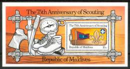 1982 Maldives Scout Scoutisme Scouting Set MNH** Sc24 - Nuevos