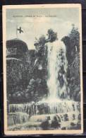 R)ITALIA 1919 POSTAL CARD VILLETTA DI NEGRO- LA CASCATA GENOVA TO SICILIA. - Sonstige & Ohne Zuordnung