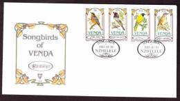 Venda - 1985 - Birds -Songbirds Of Venda - FDC 1.22 - Venda