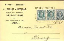 Briefkaart - Carte Lettre - Mercerie Bonneterie Druart - Godefroid - Ghlin Lez Mons 1926 - Other & Unclassified