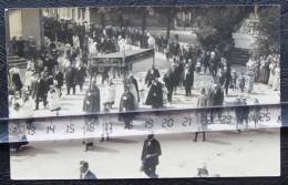 Sarre-Union Rare Photocarte Procession  Entrée De La Grand-rue 1911 - Sarre-Union