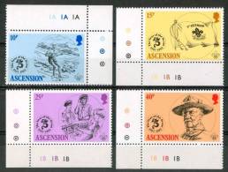 1982 Ascensione Scout Scoutisme Scouting Set MNH** -Sc25 - Nuevos