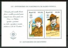 1982 Brasile Scout Scoutisme Scouting Block MNH** -Sc27 - Ungebraucht