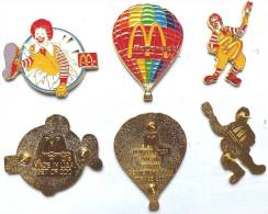 Pins LOT DE 3 PIN’S MACDO, RONALD ET MONTGOLFIERE - McDonald's