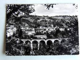 Carte Postale Ancienne : OLLIERGUES : Vue Generale Ouest Et Viaduc - Olliergues