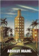 Lote PEP382, Colombia, Postal, Postcard, Absolut, Miami - Colombia
