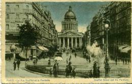 PARIS - LA RUE SOUFFLOT ET LE PANTHEON - ILLUSTRATA DA E. COLOMBO VG 1923 XPIACENZA ORIGINALE D'EPOCA 100% - Ile-de-France