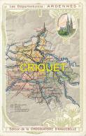 Chromo Aiguebelle Format Carte Postale, Le Département Des Ardennes, Scan Recto-verso - Aiguebelle