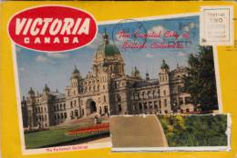 Victoria B.C. British Columbia - Souvenir Folder - Average Condition - Victoria