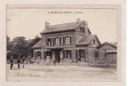 AUBIGNY-EN-ARTOIS (62) / CHEMINS DE FER / GARES / La Gare / Animation - Aubigny En Artois