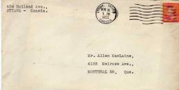 Carta, Ottawa Ontario 1950 ,  Canada, Cover - Briefe U. Dokumente