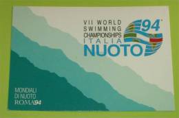 SWIMMING WORLD CHAMPIONSHIP 1994. ROMA ( Italy ) Natation Natación Schwimmen Nuoto Zwemsport - Turtle Mascot On Back - Schwimmen