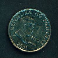 PHILIPPINES  -  2001  1 Peso  Circulated  As Scan - Filippijnen