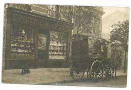 CPA   épicerie De La Poste 5 Av De La Gare SARTROUVILLE 78 , Datée 1915 - Sartrouville