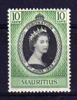 Mauritius - 1953 - QEII Coronation - MH - Mauricio (...-1967)