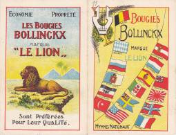 ANDERLECHT - BOUGIES BOLLINCKX - LE LION - CHANT NATIONAL AMERICAIN - Autres & Non Classés