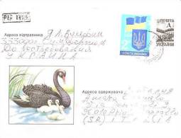62962)lettera Aerea Russa Con 2 Valori + Annullo - Used Stamps